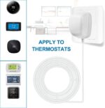 24 Volt Transformer, C Wire Adapter, Competible with All Versions of Ring Doorbell and Thermostat for Ecobee,Sensi and Honeywell (with 196in Cable) - Image 3