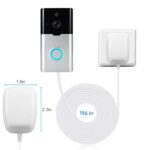 24 Volt Transformer, C Wire Adapter, Competible with All Versions of Ring Doorbell and Thermostat for Ecobee,Sensi and Honeywell (with 196in Cable) - Image 4
