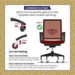 Upgraded Roller Blade Office Chair Wheels - 3 inch Ultra Smooth & Whisper Quiet Rolling Casters for Hardwood Floors & Carpet - Replacement Rubber Chair Casters - Heavy Duty - Set of 5 - Image 7