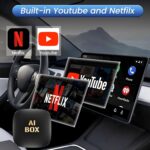 Wireless CarPlay Adapter, 2025 Upgrade with Netflix/YouTube/TF Card Plug & Play Dongle | Wireless Adapter for iPhone & Android Auto | Supports CarPlay for Cars | Dual System, 5G WiFi, Easy Setup 2+32G - Image 6