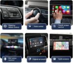 Wireless CarPlay Adapter, 2025 Upgrade with Netflix/YouTube/TF Card Plug & Play Dongle | Wireless Adapter for iPhone & Android Auto | Supports CarPlay for Cars | Dual System, 5G WiFi, Easy Setup 2+32G - Image 8