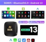 Wireless CarPlay Adapter, 2025 Upgrade with Netflix/YouTube/TF Card Plug & Play Dongle | Wireless Adapter for iPhone & Android Auto | Supports CarPlay for Cars | Dual System, 5G WiFi, Easy Setup 2+32G - Image 10