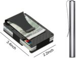 WAFJAMF Small Men's Slim Money Clip Stainless Steel Credit Business Card Holder Pocket Cash Wallet - Image 3