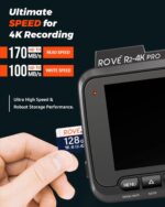ROVE Ultimate Micro SD Card microSDXC 128GB Memory Card with USB 3.2 Type C Card Reader 170MB/s C10, U3, V30, 4K, A2 for Dash Cam, Android Smart Phones, Tablets, Games - Image 3