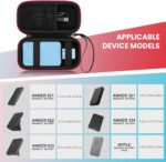 Case Compatible with Anker 621/622/633/321/324 Power Bank,Fit for Apple MagSafe Charger Battery Pack,Black(Case Only) - Image 3