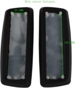 MingYi.office New Arm Pads Caps Replacement for Steelcase Think Office Home Chair 1 Pair Black - Image 3