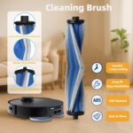 Replacement Parts Accessories Kit Compatible with ECOVACS DEEBOT T30S/ T30S Combo/Yeedi M12 PRO+ Robot Vacuum Cleaner 1 Roller Brush,6 Side Brushes,4 Hepa Filters,4 Mop Pad - Image 4