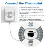 UL Certified Thermostat C Wire 24V Transformer, White Adapter Compatible with Honeywell, Nest, Emerson, Ecobee, Wyze Thermostat and Most Doorbells (26FT Power Cable) - Image 4
