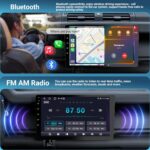 9" Wireless Double Din Car Stereo, Car Radio with Apple Carplay & Android Auto, Bluetooth 5.4, Backup Camera, Touchscreen Radio with Voice Control, Mirror Link, WiFi-6, FM/AM/RDS - Image 5