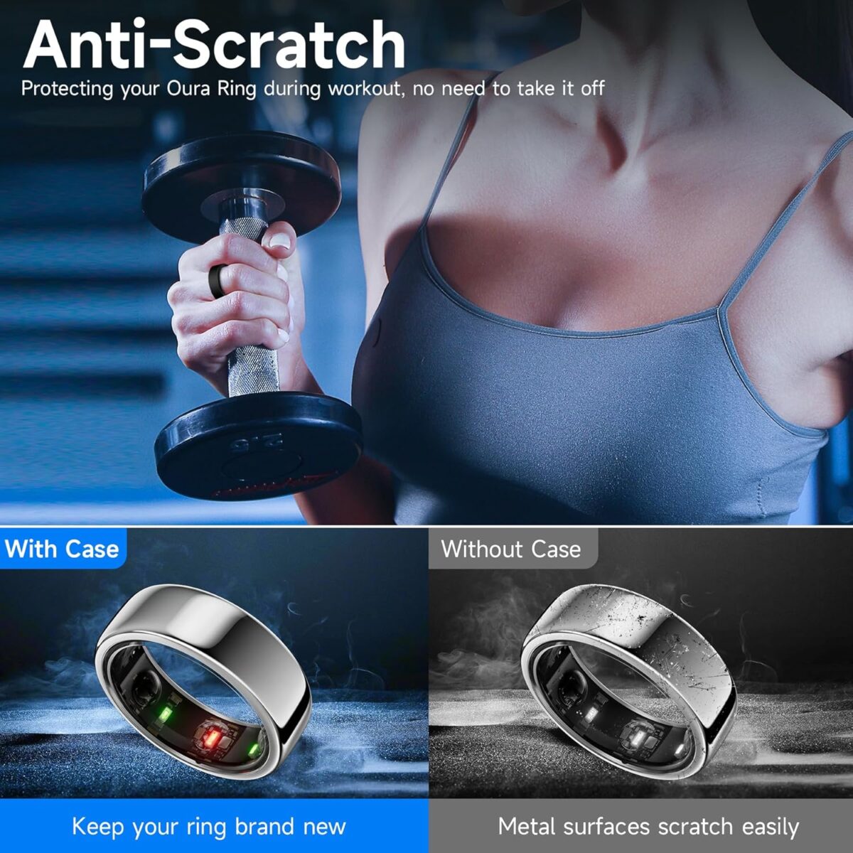 10 Pack Ring Cover for Oura Ring Gen 4 /Gen 3/ Samsung Galaxy Ring, Anti-Scratch Elastic Silicone Oura Ring Cover for Working Out Gym - Patent Pending - Image 4