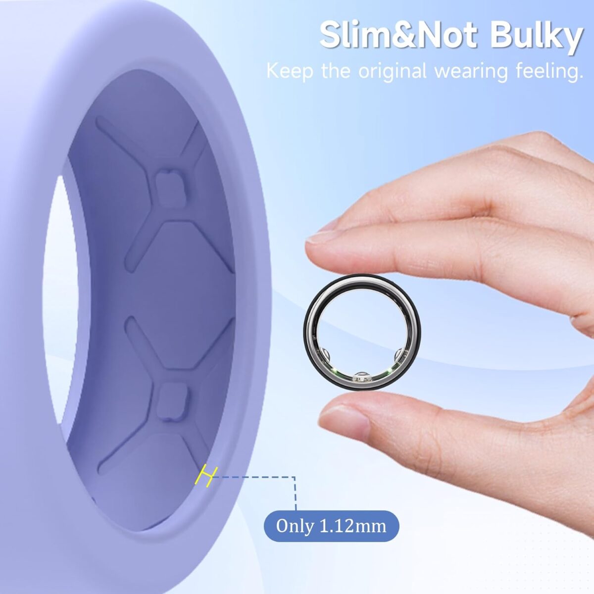 10 Pack Ring Cover for Oura Ring Gen 4 /Gen 3/ Samsung Galaxy Ring, Anti-Scratch Elastic Silicone Oura Ring Cover for Working Out Gym - Patent Pending - Image 6