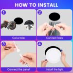 Smart recessed Lighting 4 inch 1 Pack, zigbee Lighting.,RGBCW,750lm,10w. Compatiable with Alexa, Home Assistant, and Standard zigbee 3.0 hub - Image 4