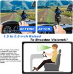 Car Wedge Seat Cushion for Car and Truck Seat Office Chair Wheelchair - Memory Foam Seat Pad for Sciatica Tailbone Pain Relief - Image 3