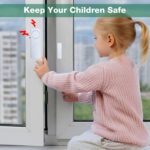 Door Window Alarm, 90DB Door Alarms for Kids Safety, Door Window Burglar Alarm, Window Pool Alarms for Home, Apartments, Offices, Hotel Rooms (10 Pack) - Image 3