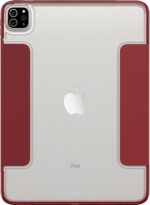 OtterBox - Symmetry Series 360 Elite Case for 11" iPad Pro 1st/2nd/3rd/4th/5th/6th Gen - Scratch-Resistant Tablet Case with Folio and Apple Pencil Holder (Harvard Red) - Image 3