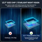 GLK Backup Camera, AHD 1080P Wide Angle Reverse Camera, Night Vision IP69K Waterproof Rear View Camera for 12V Car Vehicle SUV RV, Adjust Angle Left and Right, Up and Down - Image 3