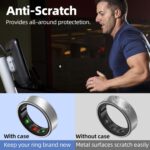 4/6 Pack Ring Protector Compatible with Oura Ring Gen 4/3, Silicone Cover Working Out Accessories Men Women (6P-Black+Clear+White+Gold+Silver+Rose Gold, S (6/7/8/9/10)) - Image 4