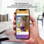 Logitech Circle View Apple HomeKit- enabled Wired Doorbell with Logitech TrueView Video, Face Recognition, Color Night Vision, and Head-to-toe HD Video - Black - Image 4