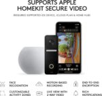 Logitech Circle View Apple HomeKit- enabled Wired Doorbell with Logitech TrueView Video, Face Recognition, Color Night Vision, and Head-to-toe HD Video - Black - Image 7