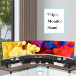 Nnewvante Monitor Stand Riser, 60 inch Large Bamboo Dual Monitor Stand for Desk, 3 Shelves Desktop Screen Riser with Adjustable Length Angle for Computer Laptop PC,Black - Image 8