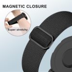 Elastic Nylon Watchband Compatible with Garmin Forerunner 235/220/230/620/630/735XT,Soft Adjustable Sport Stretchy Replacement Strap for Forerunner 235 Lite/Approach S20/S6/S5 Accessory - Image 5