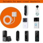 18V500mA doorbell Power Adapter Long 16.4ft Cord ，Video Doorbell Transformer,Compatible with Ring, Nest, Eufy, Wyze, Arlo Wireless Video doorbell (White) - Image 7