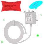 18V500mA doorbell Power Adapter Long 16.4ft Cord ，Video Doorbell Transformer,Compatible with Ring, Nest, Eufy, Wyze, Arlo Wireless Video doorbell (White) - Image 8