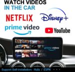CarPlay Box Streaming Device for Car, Wireless CarPlay Adapter & Android Auto Wireless Adapter with Netflix YouTube Disney+ Prime Video, for Factory Wired CarPlay Cars - Image 4