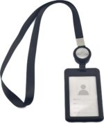 Lanyard ID Badge Reel with AirTag Holder – Apple AirTag Compatible ID Badge Tracker for Safety – Secure and Stylish ID Badge - Image 4