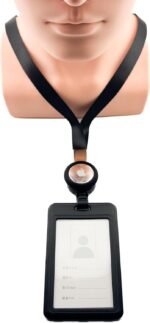 Lanyard ID Badge Reel with AirTag Holder – Apple AirTag Compatible ID Badge Tracker for Safety – Secure and Stylish ID Badge - Image 5