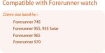 Compatible with Garmin Forerunner 970 bands, Quick Release Stretchy Solo Loop Adjustable Nylon Replacement Straps Compatible with Garmin Forerunner 970 - Image 3