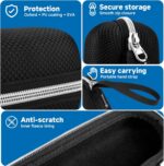 for Anker 25,000mAh Laptop Power Bank Compact Travel Case, EVA Protective Storage Box with Hand Strap Compatible with Anker Zolo A1695 Power Bank 25K 165W (Black Case Only) - Image 6
