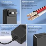 5V 2A AC/DC Adapter for BELKIN G/N/SURF/Play/DB Wireless Router N150 N300 N450 N600 N750 Belkin Play N450 4-Port Gigabit Wireless N Router Power Supply Cord Cable Charger - Image 3