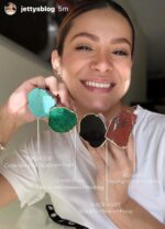 Grips by CRYSTALFY Turquoise Natural Edge Crystal Phone Grip Holder & Expanding Kickstand - Natural Gemstone Swappable Top Accessory for iPhone, iPad, Kindle & Mobile Devices - Image 5