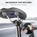 Ultra Magnetic Air Tag Holder | Sealed from Water | Shatterproof | Minimalist Design | Compatible with Apple AirTag, Extra 3M Tape for Optional Mounting, Air Tag Magnetic Case for Car, Truck - Black - Image 9