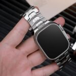 Compatible with Garmin Forerunner 970 bands, Quick Release Stainless Steel Metal Strap with Folding Clasp Replacement Band Compatible with Garmin Forerunner 970 - Image 4
