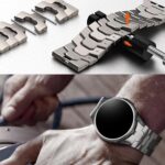 Compatible with Garmin Forerunner 970 bands, Quick Release Stainless Steel Metal Strap with Folding Clasp Replacement Band Compatible with Garmin Forerunner 970 - Image 9
