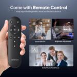 DEPSTECH 4K Webcam, Ultra HD 1/2.55'' Sony Sensor, 3X Digital Zoom, Dual Noise-Canceling Microphones, Remote Control, Auto Focus, Streaming Webcam for PC, Mac, Laptop, Video Call, Zoom, Skype, Teams - Image 6