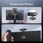 DEPSTECH 4K Webcam, Ultra HD 1/2.55'' Sony Sensor, 3X Digital Zoom, Dual Noise-Canceling Microphones, Remote Control, Auto Focus, Streaming Webcam for PC, Mac, Laptop, Video Call, Zoom, Skype, Teams - Image 7