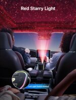 Retractable Car Charger with Starlight, 66W Starlight in Car roof 4 in 1 Retractable Car Phone Charger Adapter, Fast Charging USB C Cable, Compatible with iPhone 16/15/14/13/12/,Pixel - Image 4