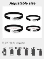 2PCS UTV Fire Extinguisher Mount Kits, Quick Release Roll Bar Fire Extinguisher Holder Fit for 1.75"-2" Roll Cage, Compatible with Polaris RZR/ Maverick Can Am X3/Kawasaki/Talon Pioneer - Image 4