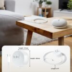 5V 1.8A Micro B Power Supply Cord, 5FT Replacement Power Adapter Charging Cable for Google Home Mini Speaker (1st Gen), White - Not for Google Home/Nest/Nest Mini/Google Mesh System - Image 6