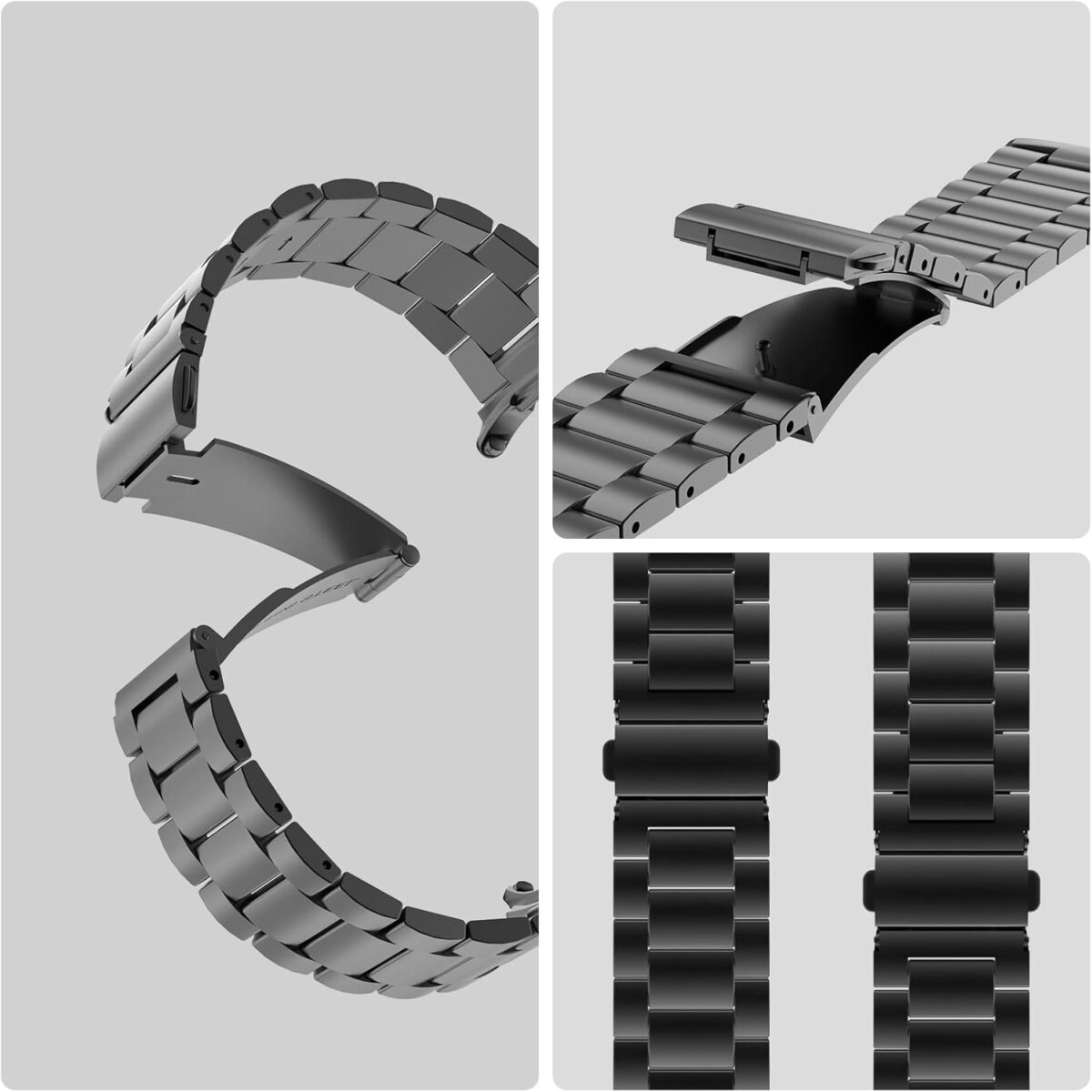 Band Compatible with Samsung Galaxy Watch Ultra 47mm(2024),Metal Stainless Steel Bands Strap Men Women,NOT for Galaxy Watch 7 6 5 4 Band 40mm 44mm 45mm/Watch 6 4 Classic 42mm 46mm 43mm 47mm - Image 4
