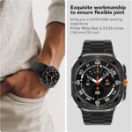 Band Compatible with Samsung Galaxy Watch Ultra 47mm(2024),Metal Stainless Steel Bands Strap Men Women,NOT for Galaxy Watch 7 6 5 4 Band 40mm 44mm 45mm/Watch 6 4 Classic 42mm 46mm 43mm 47mm - Image 5