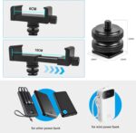 Universal Power Bank Holder 4600 with Cold Shoe Mount | Adjustable Clamp for Camera Rig, Phone Cage & Vlogging Gear | Compatible with Anker, RAVPower, INIU, DJI - Image 4