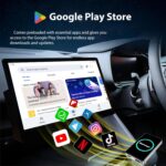 2025 Wireless CarPlay Adapter Android Auto Streaming Box SW12 Pro with Netflix, YouTube, Hulu, App Install - Ai Box, Dual WiFi, Bluetooth, HDMI, LED Ambient, for Wired Car Play Cars - Image 5