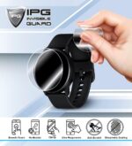 IPG for Amazfit Active 2 Smart Watch Hydrogel Screen Protector (2 Units) Invisible HD Clear Film Anti Scratch Guard-Smooth/Self-Healing/Bubble Free for Active2 - Image 4
