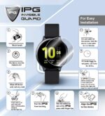 IPG for Amazfit Active 2 Smart Watch Hydrogel Screen Protector (2 Units) Invisible HD Clear Film Anti Scratch Guard-Smooth/Self-Healing/Bubble Free for Active2 - Image 5