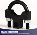 1 PC Car Rocker Disassemble Installation Tool, U-shaped Tooth Structure Steering Wheel Internal Ball Head Rudder Stock Multi-function Wrench, Modification Accessory, for Most Cars (Black) - Image 6