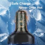 6 in 1 Multi Port USB C Car Charger Adapter PD 30W 6 Ports Super Fast Charging Cigarette Lighter Adapter 2 USB-C for MacBook iPhone 16/15/14/13/12 Galaxy Android Phones - Image 9